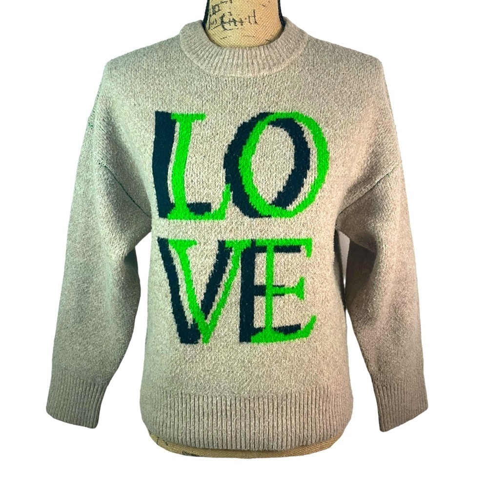 A New Day Pullover Crewneck Slogan Sweater